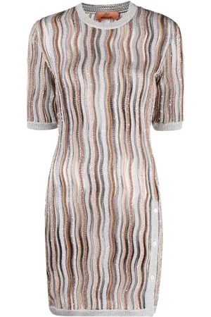 Missoni Stripe knitted minidress