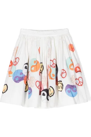 Molo Bonnie graphic-print organic cotton skirt