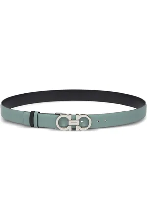 Salvatore Ferragamo Gancini-buckle leather belt