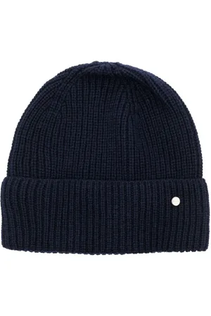 Ted Baker Logo-plaque ribbed beanie