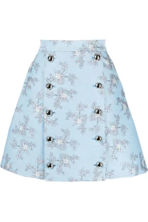 Macgraw Portobello patterned jacquard A-line skirt