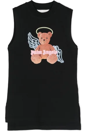 Palm Angels Bear Angel cotton tank dress