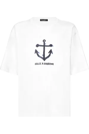 Dolce & Gabbana Marina-print cotton T-shirt