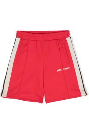 Palm Angels Logo-print track shorts