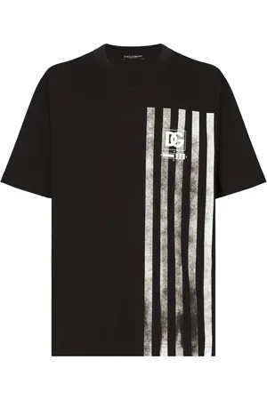 Dolce & Gabbana Stripe-print cotton T-shirt