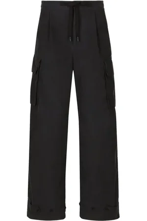 Dolce & Gabbana Logo-plaque straight-leg cargo trousers