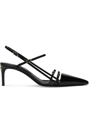 Dolce & Gabbana DG-plaque leather pumps