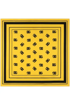 Dolce & Gabbana Logo-print silk scarf
