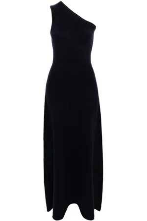 EXTREME CASHMERE One-shoulder maxi dress