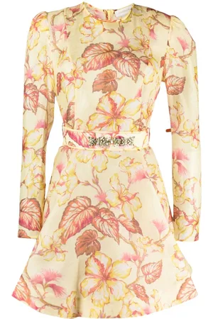 ZIMMERMANN Hibiscus floral-print minidress
