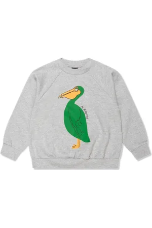 Mini Rodini Pelican organic-cotton sweatshirt