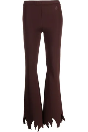 J.W.Anderson Logo-embroidered elasticated-waistband trousers