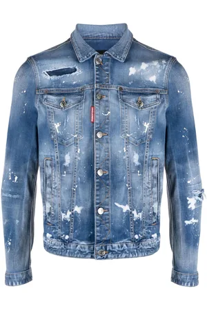 Dsquared2 Dan distressed denim jacket