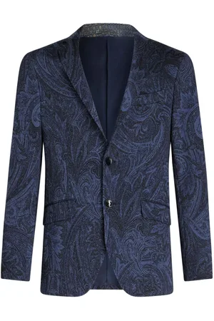 Etro Paisley-print single-breasted blazer