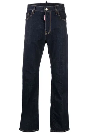 Dsquared2 Logo-patch slim-leg jeans