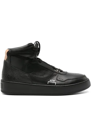 A-cold-wall* Logo-print leather high-top sneakers