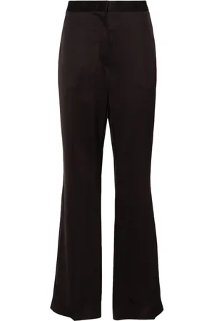 Jil Sander Pressed-crease high-waisted trousers