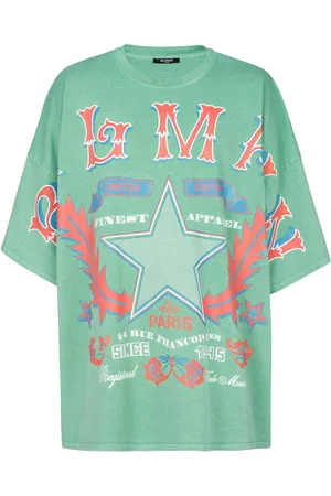 Balmain Graphic-print cotton T-shirt