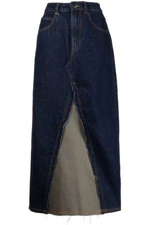 Izzue Panelled high-waisted skirt