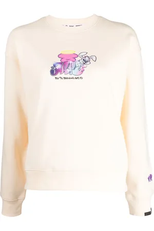 A Bathing Ape Logo-print drop-shoulder sweatshirt