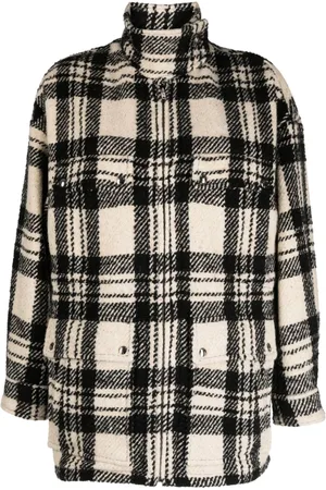 IRO Bielo checked coat