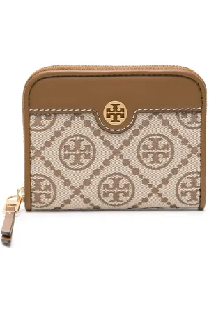 Tory Burch Double-T zip-fastening wallet