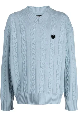 SONGZIO Panther cable-knit jumper