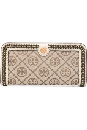 Tory Burch T Monogram jacquard wallet
