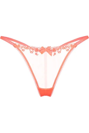 Buy FINE STITCHING Women's Poly Lycra Micro Mini G-String Bikini