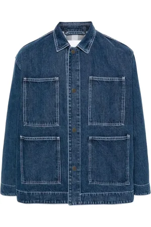 SUNNEI Press-stud denim shirt jacket