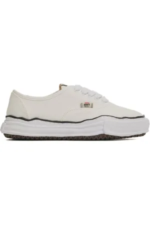 Maison Mihara Yasuhiro Logo-tag cotton sneakers