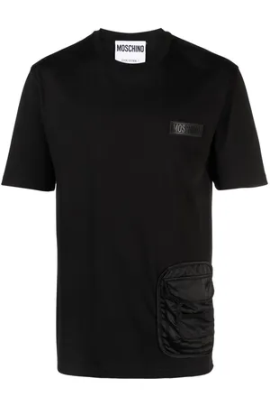 Moschino Logo-appliqué cotton T-shirt