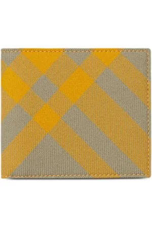 Burberry Checked bi-fold wallet