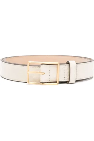 Tory Burch T Monogram patent-leather belt