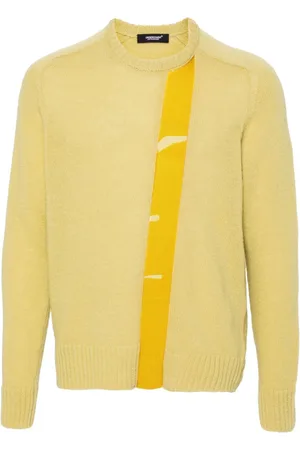 UNDERCOVER Transparent-trim wool jumper