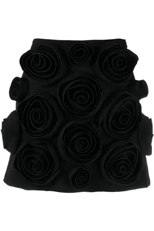 Viktor & Rolf Floral-appliqué miniskirt