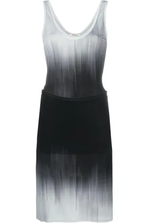 Peter Do Faded-effect detachable-panel dress