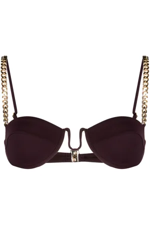 Stella McCartney Chain-link underwired bikini top