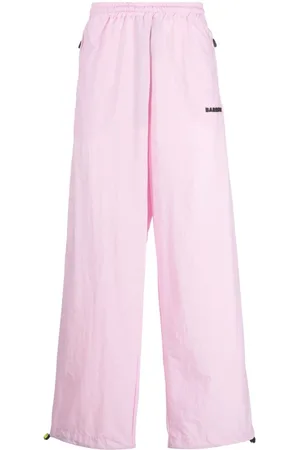 BARROW Logo-print elasticated-waist trousers