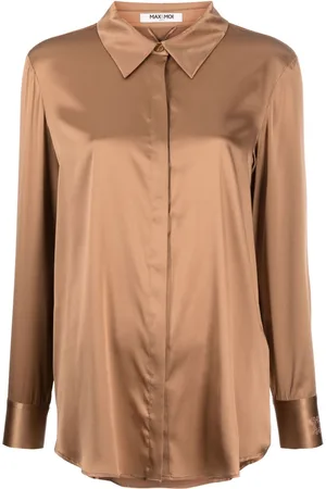 MAX & MOI Levy satin shirt