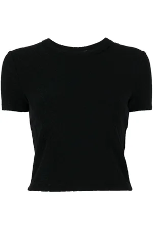 Alexander Wang Logo-jacquard knitted top
