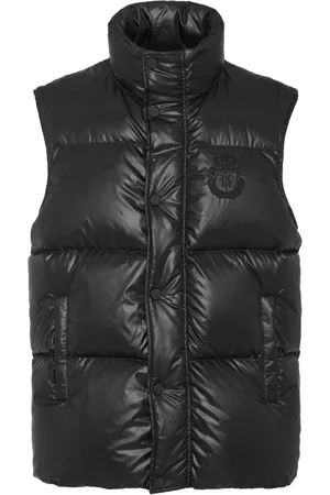 BILLIONAIRE Logo-embroidered padded gilet