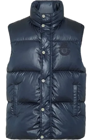 BILLIONAIRE Logo-embroidered padded gilet