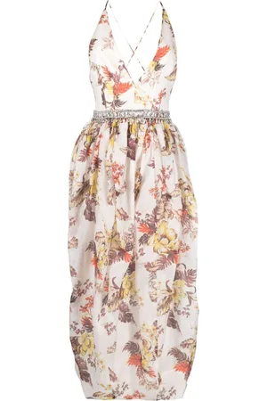ZIMMERMANN Matchmaker Tulip floral-print midi dress