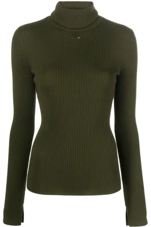 BARBARA BUI Appliqué-detail merino jumper