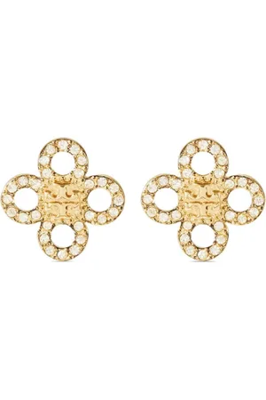 Tory Burch Small Kira clover earrings