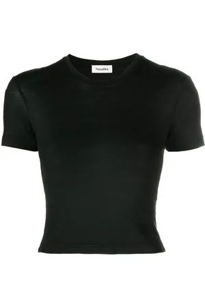 Nanushka Round-neck wool T-shirt