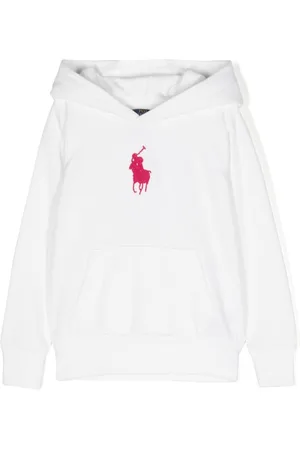 Ralph Lauren Logo-embroidered cotton-blend hoodie