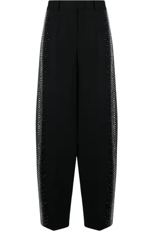 The Attico Jagger high-waist wide-leg trousers