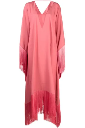 ‎Taller Marmo‎ Fringed V-neck kaftan